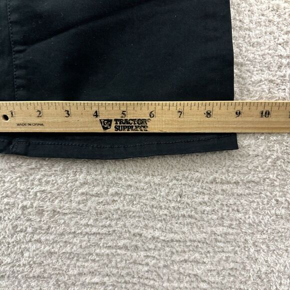 American Eagle Chinos Size 4 (30x28) Black Artist Flare Low Rise - Picture 10 of 11